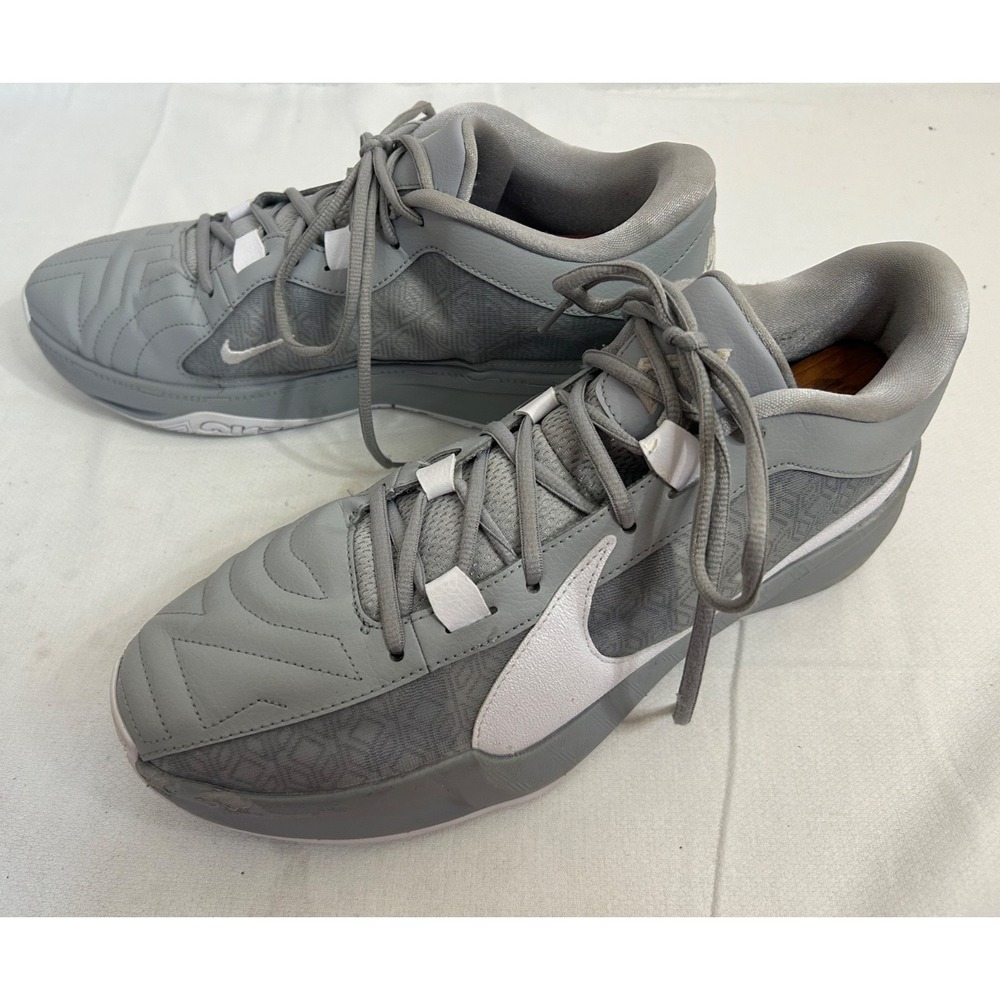 Nike Zoom Freak 5 TB Wolf Grey/White DZ2946‑002 Size‎ 13 Sneakers